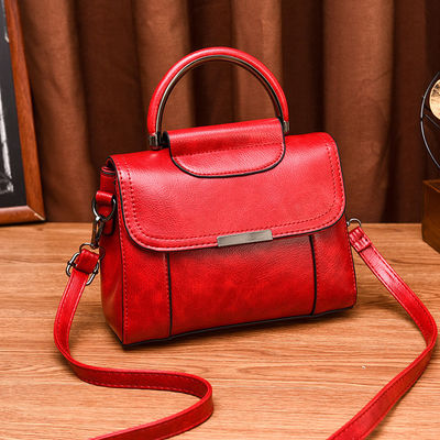 Main Material PU Classic Clutch Handbag Simple Solid Color Cross-Body/Shoulder Bag