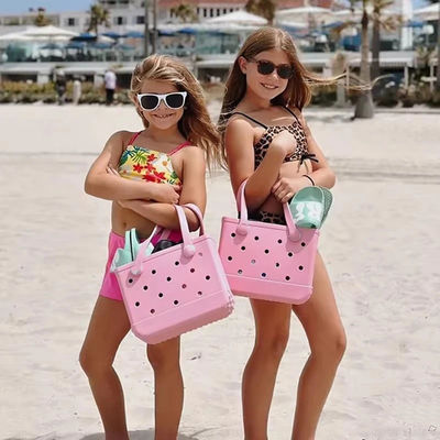Soft Bag Fashion Style Trendy Niche Messenger EVA Hole Hollow Beach Bag For Kids