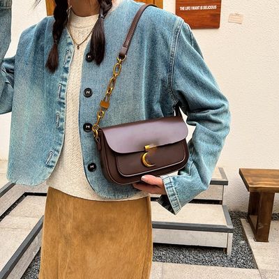 Fashionable Camera Bag Exquisitely Designed PU Leather Shoulder Bag for Vintage Style