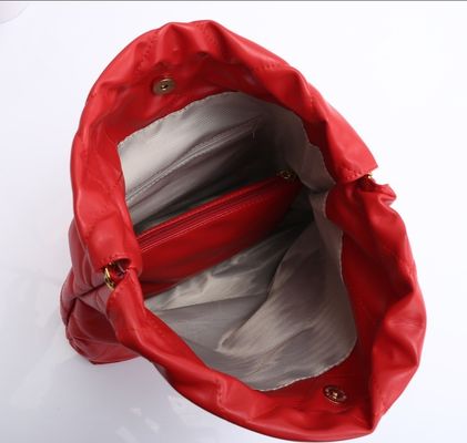 5 Colors Large Metal Chain Tote Handbags for Women Designer All Seasons Large Size