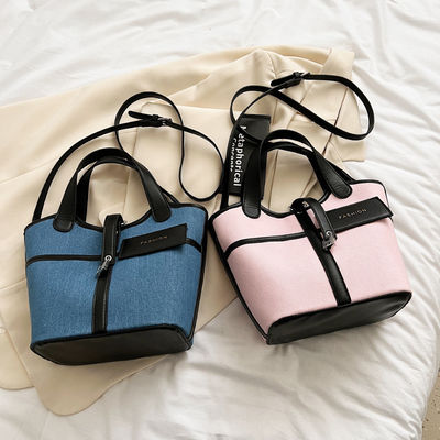 All Seasons Basket Crossbody Bag Leather Luxury Handbags For Women's Shoulder Tote