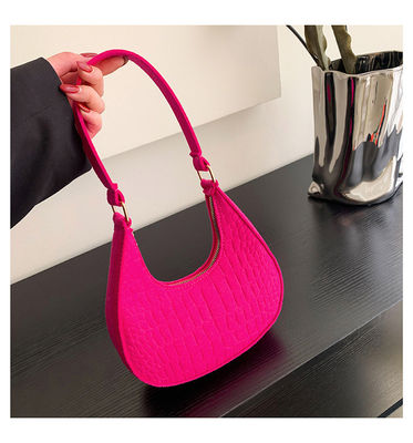 Ladies' Shoulder Bags with Fashion Luxury Women's Handbags in PU Main Material