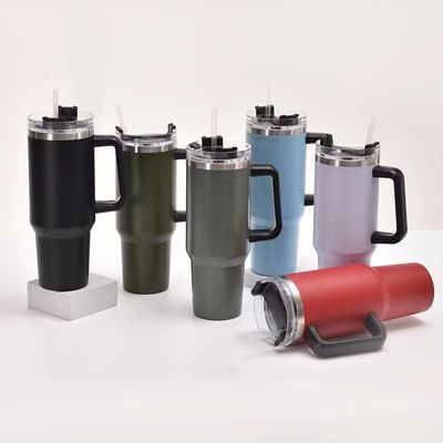 Travel Mugs 40oz Double Wall Insulated Stainless Steel Tumbler Flask for Hot Cold Drinks
