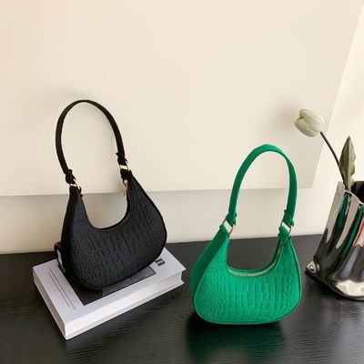 Ladies' Shoulder Bags with Fashion Luxury Women's Handbags in PU Main Material