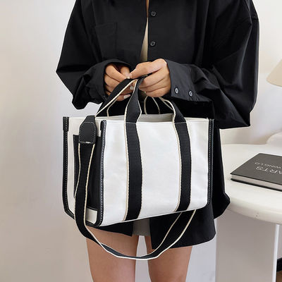 Main Material PU GHJ-31 Handbags For Women with Motion Detection and Striped Design