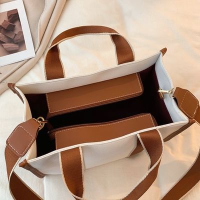 Main Material PU GHJ-31 Handbags For Women with Motion Detection and Striped Design