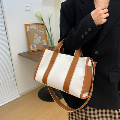 Main Material PU GHJ-31 Handbags For Women with Motion Detection and Striped Design