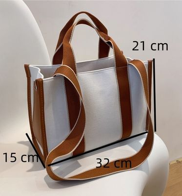 Main Material PU GHJ-31 Handbags For Women with Motion Detection and Striped Design