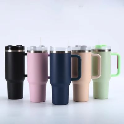 40oz Stainless Steel Tumbler Insulated Travel Mug for Hot and Cold Drinks on the Go