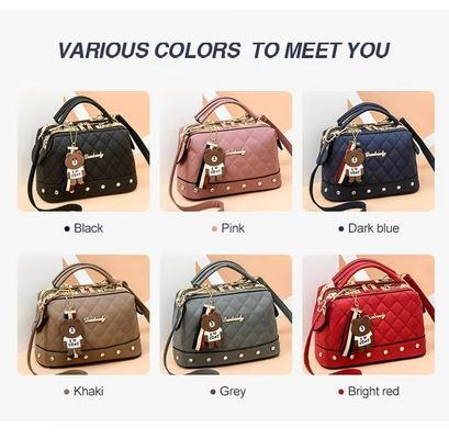 Motion Detection CANDY Pattern Vintage Chain Crossbody Small Flap Handbags for Women PU Leather