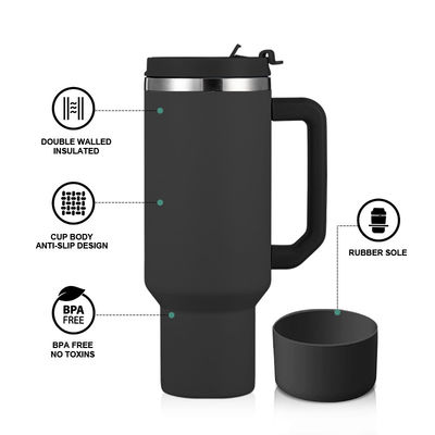 Stainless Steel Water Bottle Insulated Coffee Tumbler MUGS for Coffee Tea Beer Water