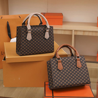 PU Leather Luxury Women's Handbag Set Tote Messenger Bag and Elegant Shoulder Bag
