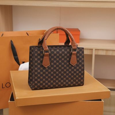 PU Leather Luxury Women's Handbag Set Tote Messenger Bag and Elegant Shoulder Bag