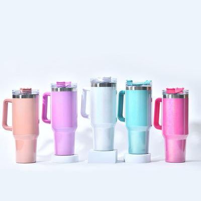 Custom Logo Water Bottle 40oz Stainless Steel Insulated Travel Mug for Camping