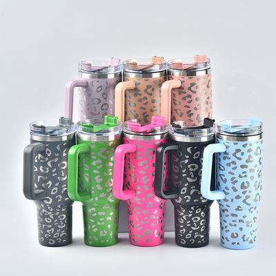 Custom Logo Water Bottle 40oz Stainless Steel Insulated Travel Mug for Camping