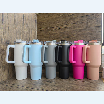 Custom Logo Water Bottle 40oz Stainless Steel Insulated Travel Mug for Camping