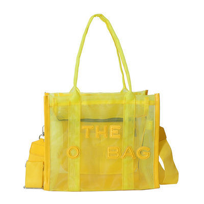 Stylish All Seasons Clear PVC Transparent Designer Large Capacity Crossbody Tote Bag