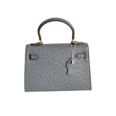 Customized Color 22CM Mini Ostrich Kellyyy End Large Shoulder Bag for Women Ladies Handbag