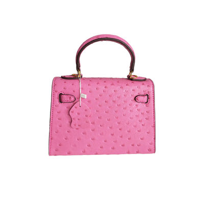 Customized Color 22CM Mini Ostrich Kellyyy End Large Shoulder Bag for Women Ladies Handbag