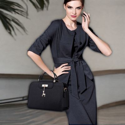 Women's Custom Logo Leather Crossbody Fashion Handbag with Large Capacity and Low MOQ