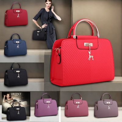 Women's Custom Logo Leather Crossbody Fashion Handbag with Large Capacity and Low MOQ