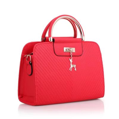 Women's Custom Logo Leather Crossbody Fashion Handbag with Large Capacity and Low MOQ