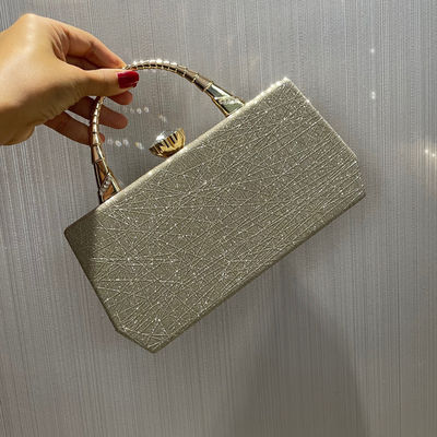 Vintage Style Hasp Women Handbag adorned with Designer Highlight Sequins Leather Trend