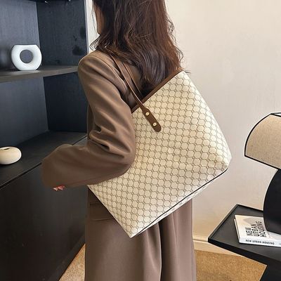 Custom Logo Accepted Luxury Printed Handbag Women PU Shoulder Bag Women's Tote Bag LDTC-RTS88