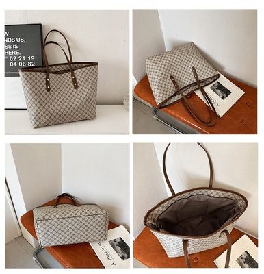 Custom Logo Accepted Luxury Printed Handbag Women PU Shoulder Bag Women's Tote Bag LDTC-RTS88