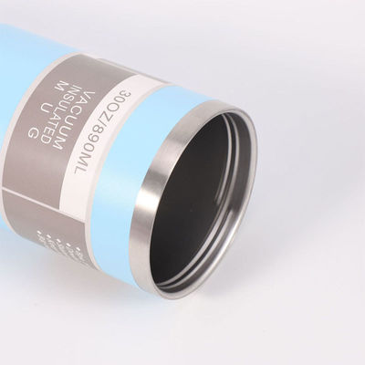 Straw Custom Stainless Steel 30oz Insulated Thermos Cup for Keeping Drinks Cold and Hot