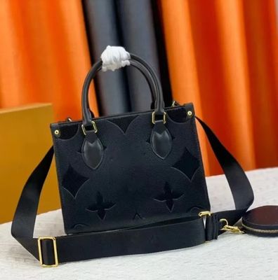 Slip-On Closure Ladies Handbag with GENUINE LEATHER and Robust Hard Leather Design