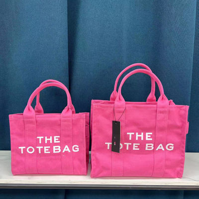 Open Closure Large Capacity Luxury Shoulder Canvas Messenger Handbags Tote Bag for Women in 11 Colors