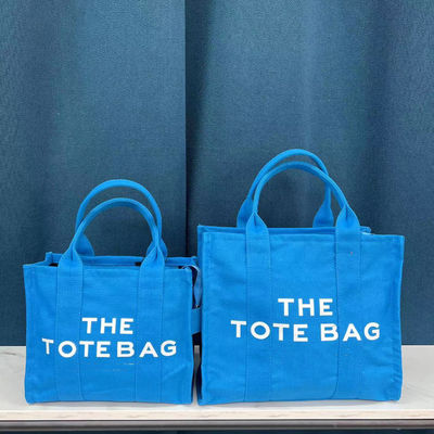 Open Closure Large Capacity Luxury Shoulder Canvas Messenger Handbags Tote Bag for Women in 11 Colors