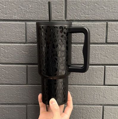 Custom Adventure 40oz Stainless Steel Tumbler with Double Wall Insulation and Handle