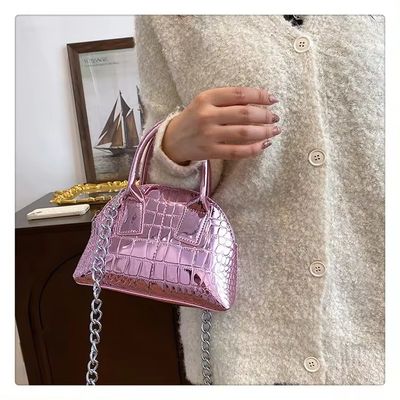 Highlight Sequins Leather Trending Small Bags Fashion Woman Bag for Special Occasions