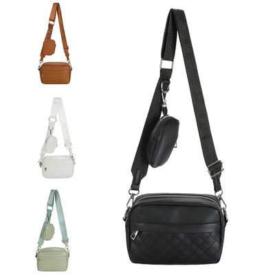 2024 Women's Luxury PU Leather Handbags Waterproof Shoulder Crossbody Wallet Customized