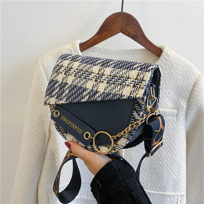 2 Colors Long Strip PU Ladies Bags Luxury Bags Women Handbags Trends Latest Elegant
