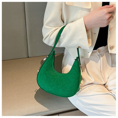 Main Material Felt 2023 Alligator-Pattern PU Leather Crossbody Hobo Bag for Women