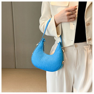 Main Material Felt 2023 Alligator-Pattern PU Leather Crossbody Hobo Bag for Women