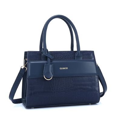 GLAMOR 2024 Ladies Bags Women's Handbag Set with Geometric Pattern and PU Leather