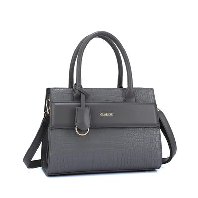 GLAMOR 2024 Ladies Bags Women's Handbag Set with Geometric Pattern and PU Leather