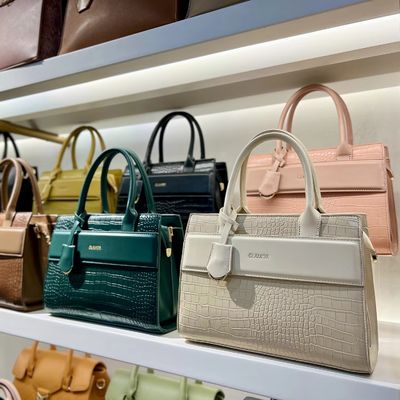 GLAMOR 2024 Ladies Bags Women's Handbag Set with Geometric Pattern and PU Leather