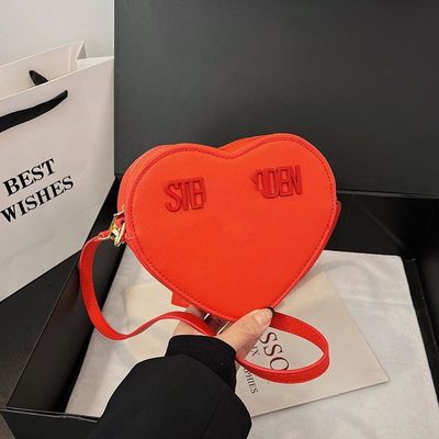 Main Material PU Leather Single Handle Womens Handbags for 2024 Valentine's Day Gift