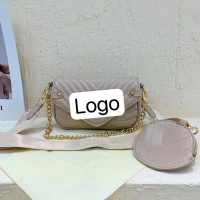 Retro Women Bags 2023 Solid Color Handbags With Chain Crossbody in Picture Color