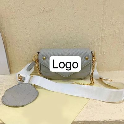 Retro Women Bags 2023 Solid Color Handbags With Chain Crossbody in Picture Color