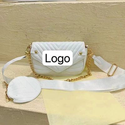 Retro Women Bags 2023 Solid Color Handbags With Chain Crossbody in Picture Color