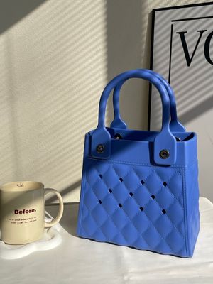Customized Size Waterproof Jelly Silicone Beach Bag Lady's Purse for Women's Shopping