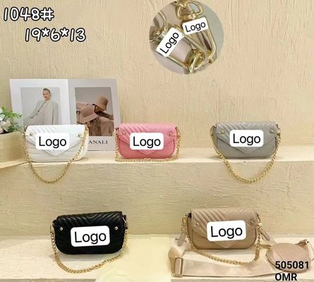Retro Women Bags 2023 Solid Color Handbags With Chain Crossbody in Picture Color