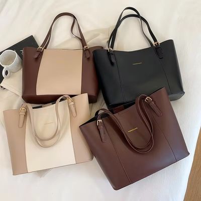 2024 Trendy Ladies' Fashion Shoulder Bags with Golden Chain and Single Handle