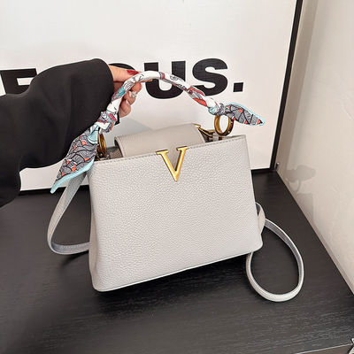 Women's Suitcase CANDY Pattern PU Leather Shoulder Bag for Durable and Stylish Travel